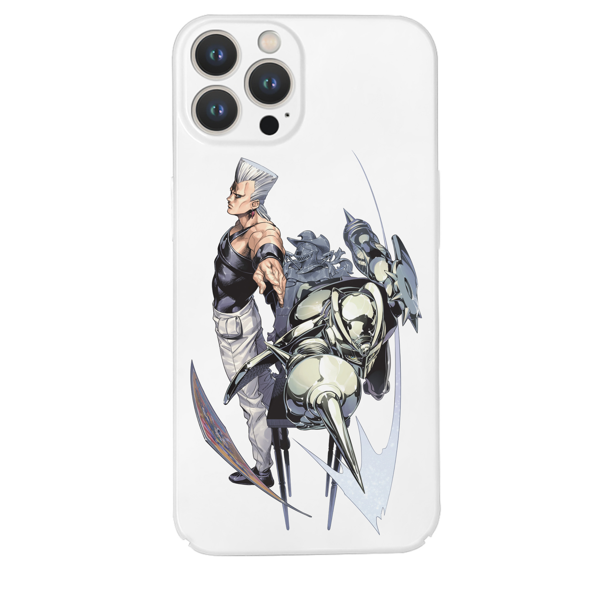 （画像用） ジョジョの奇妙な冒険 ジャン＝ピエール?ポルナレフ JoJo's Bizarre Adventure Jan Pierre Polnareff 【iPhone 14シリーズ対応】ハードケース